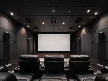 Cinema and hospitality sound installation